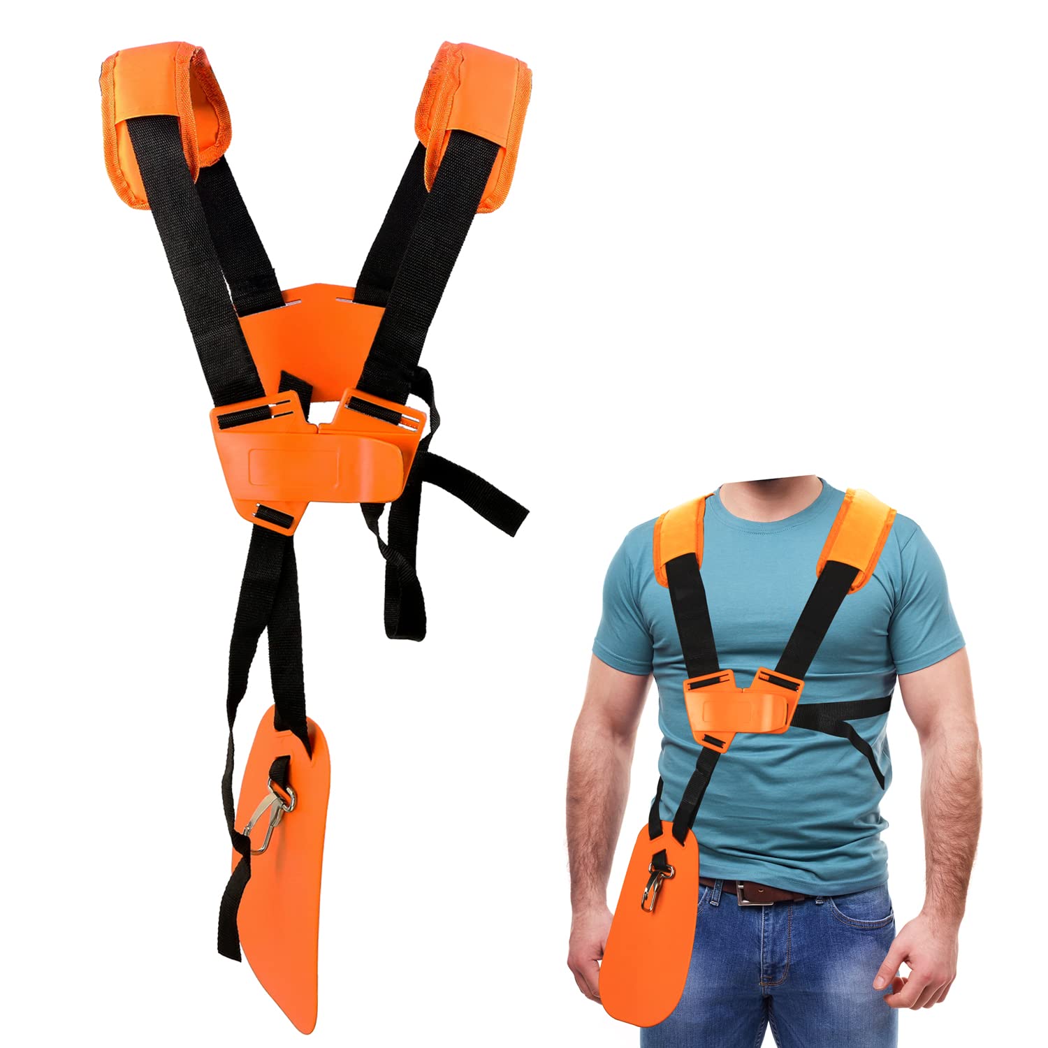 HASTHIP® Weed Eater Strap Shoulder Strap for Weed Trimmer - Durable Nylon Belt Adjustable HASTHIP® Weed Eater Strap Shoulder Strap for Weed Trimmer - Durable Nylon Belt Adjustable